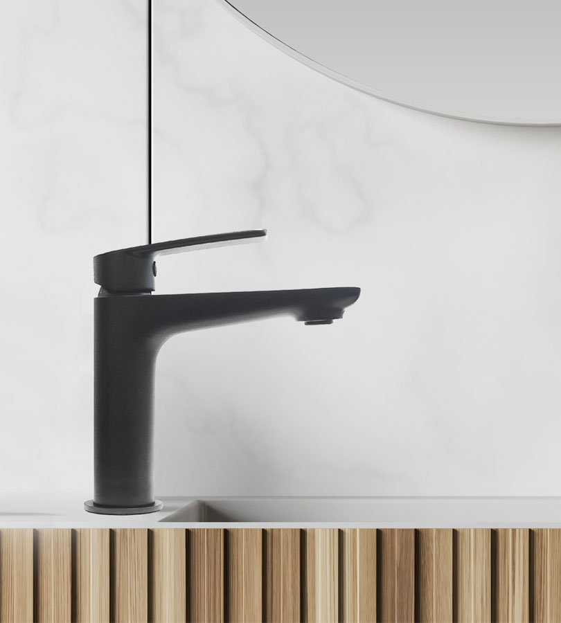 Mitigeur Lavabo Ruby Noir