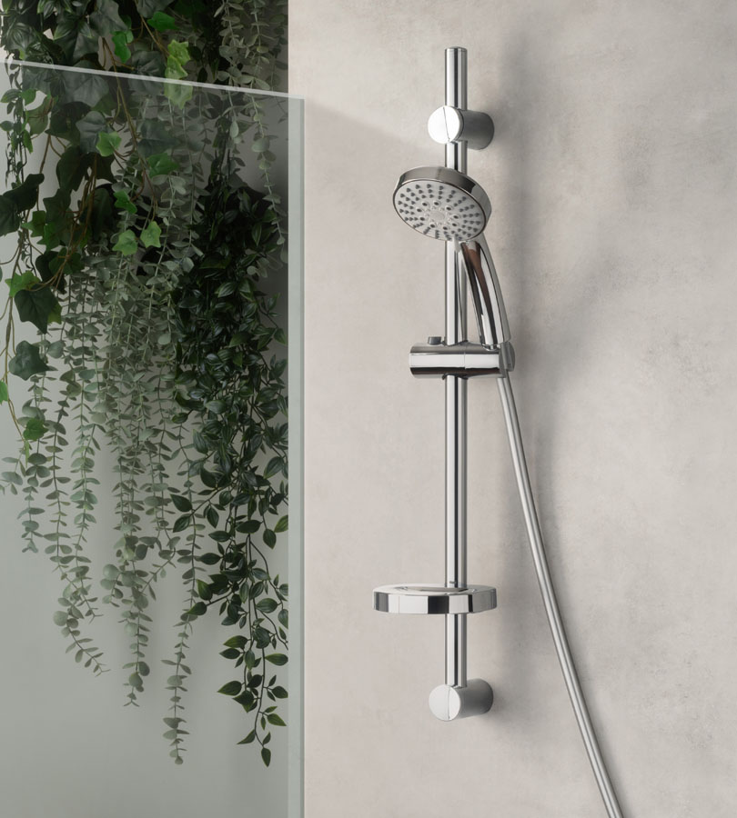 Pommeau de douche thermostatique Grohe Euphoria System et douche latérale