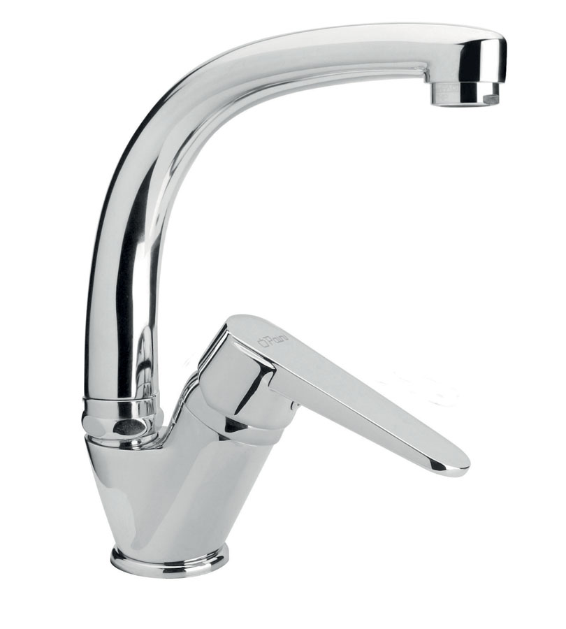 Mitigeur lavabo haut INSIGNIA avec vidage clic-clac - Titanium