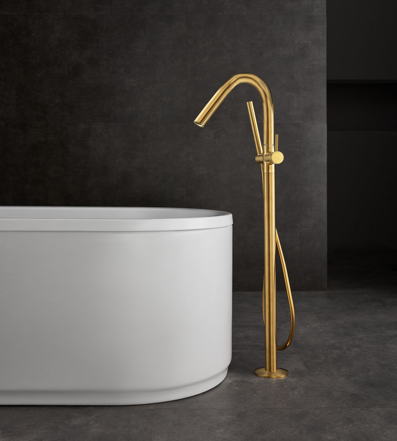 mitigeur bain douche sur pied ortence